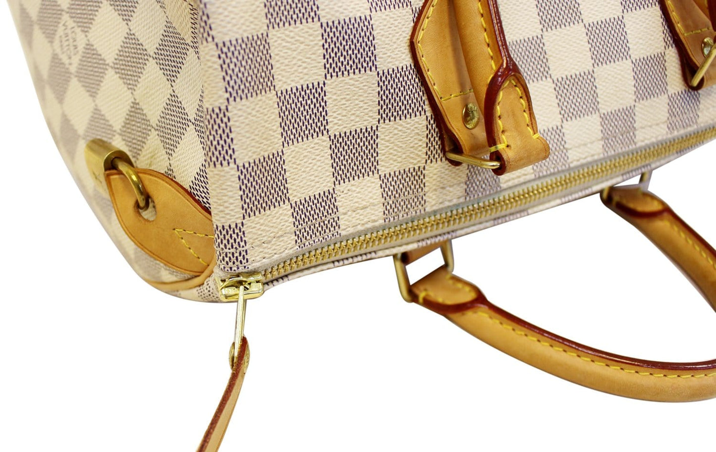 LOUIS VUITTON Damier Azur Speedy 30 Satchel Handbag