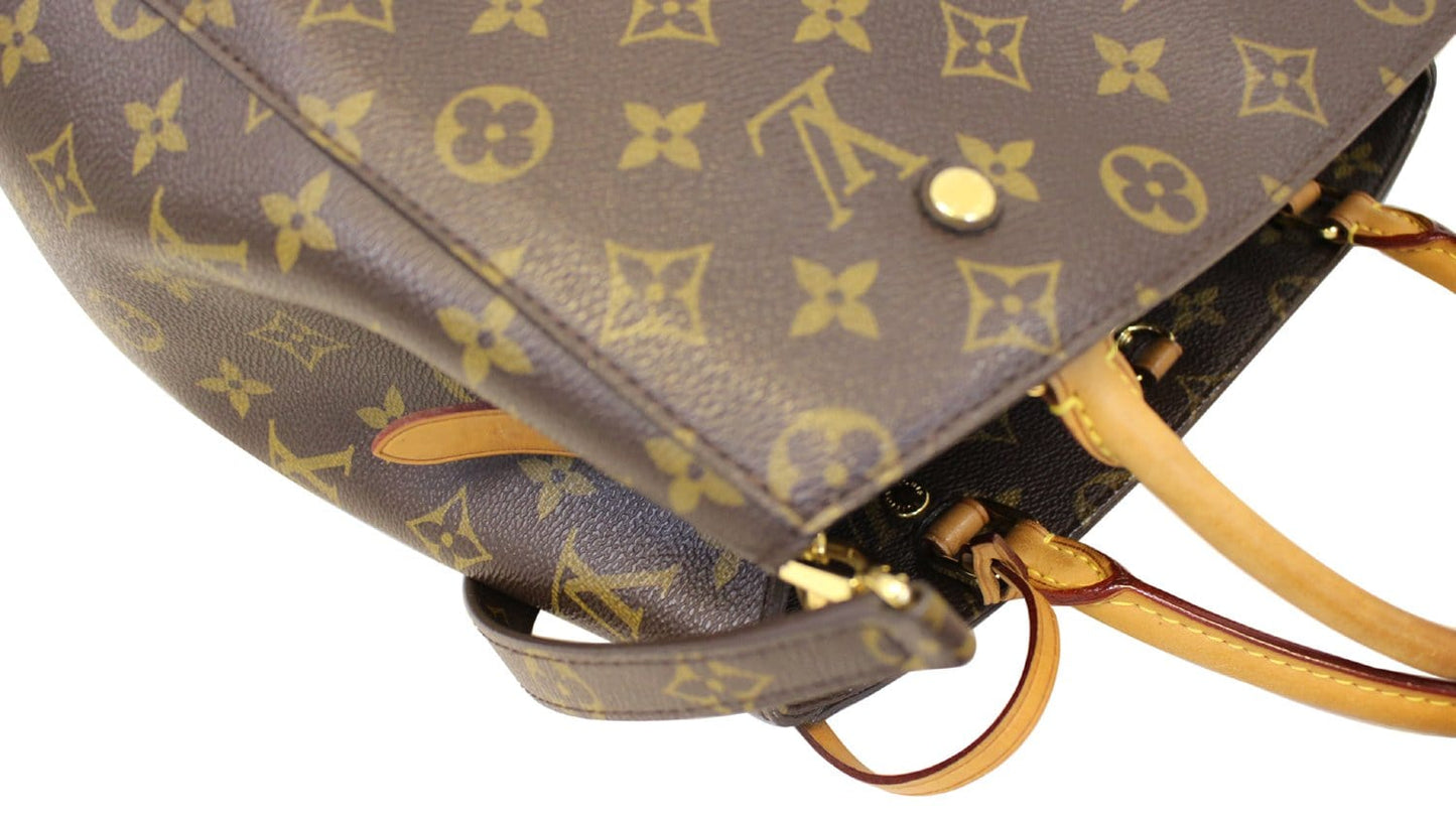 LOUIS VUITTON Monogram Canvas Montaigne MM Shoulder Bag