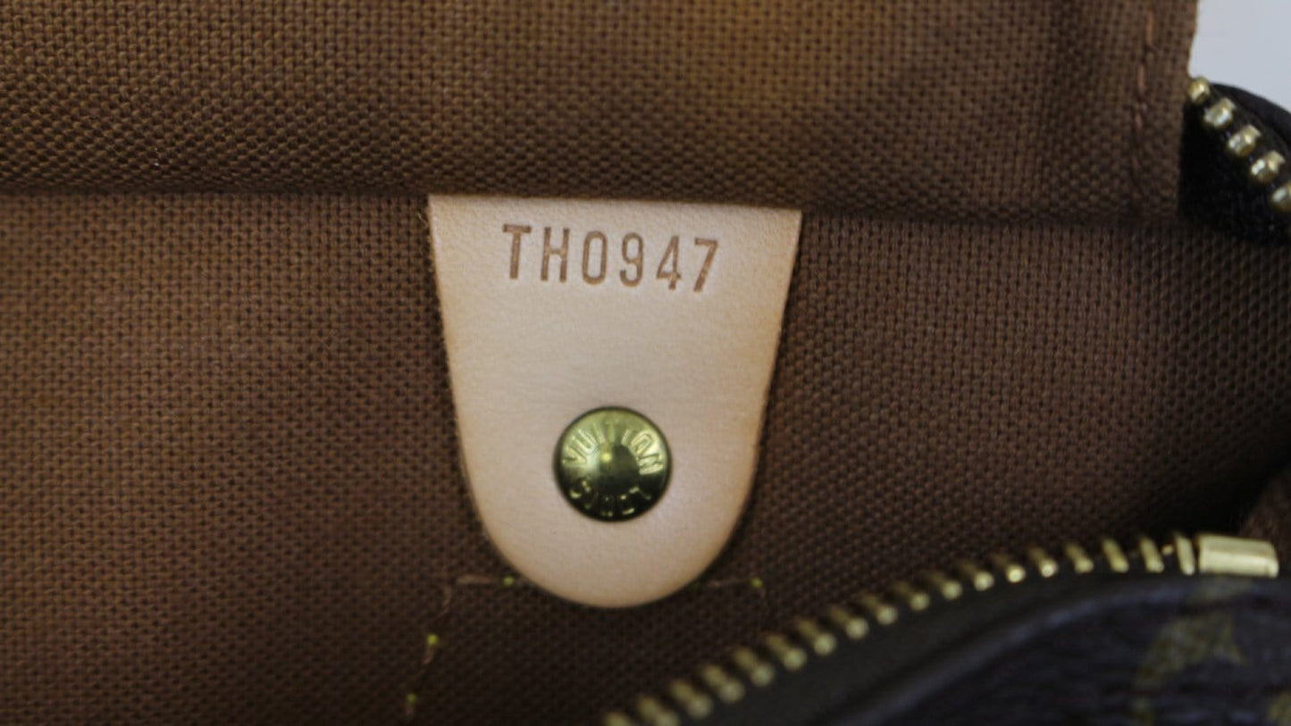 LOUIS VUITTON Monogram Canvas Speedy 25 Satchel Handbag