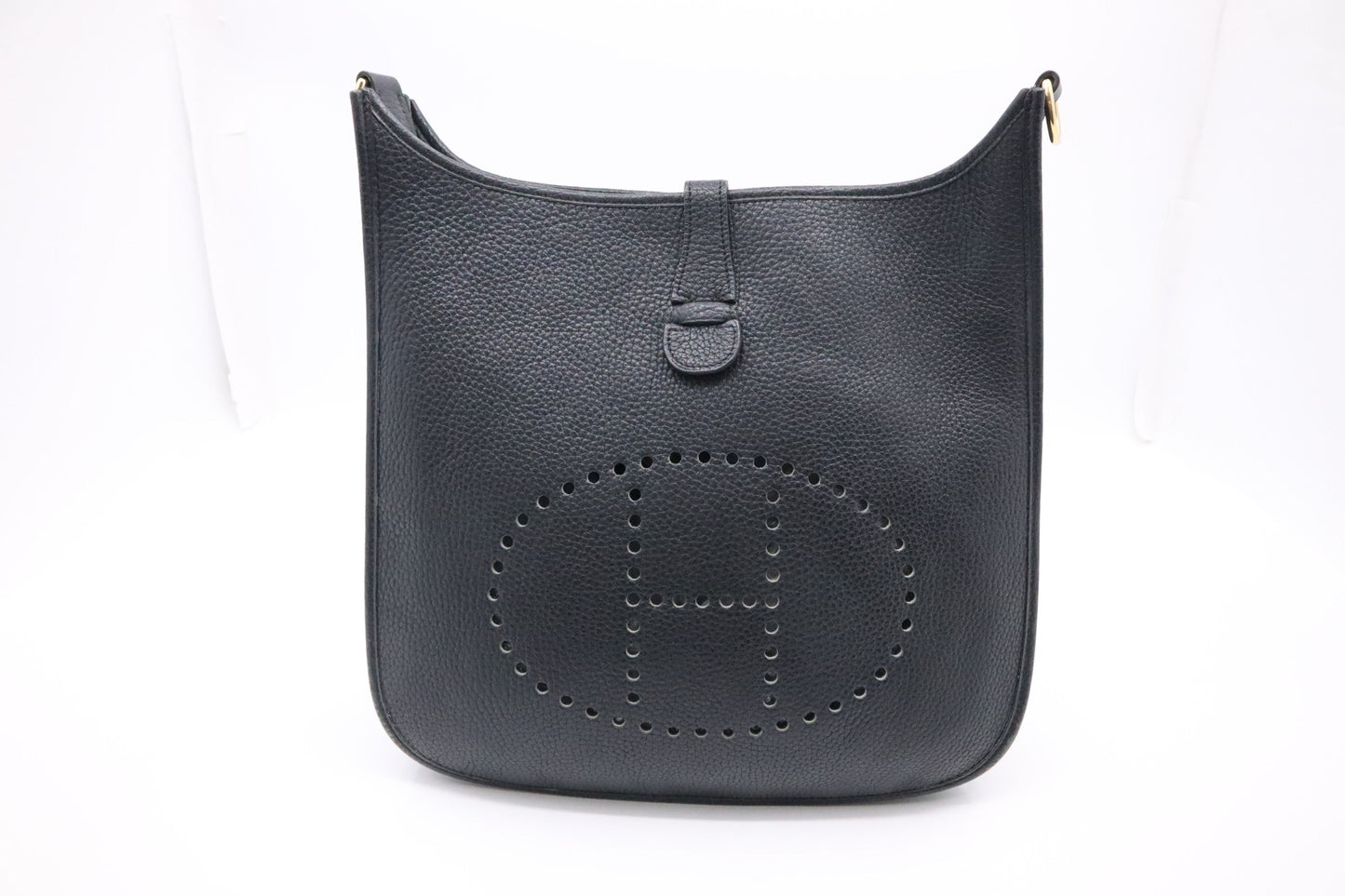 Hermes Evelyne GM in Black Leather