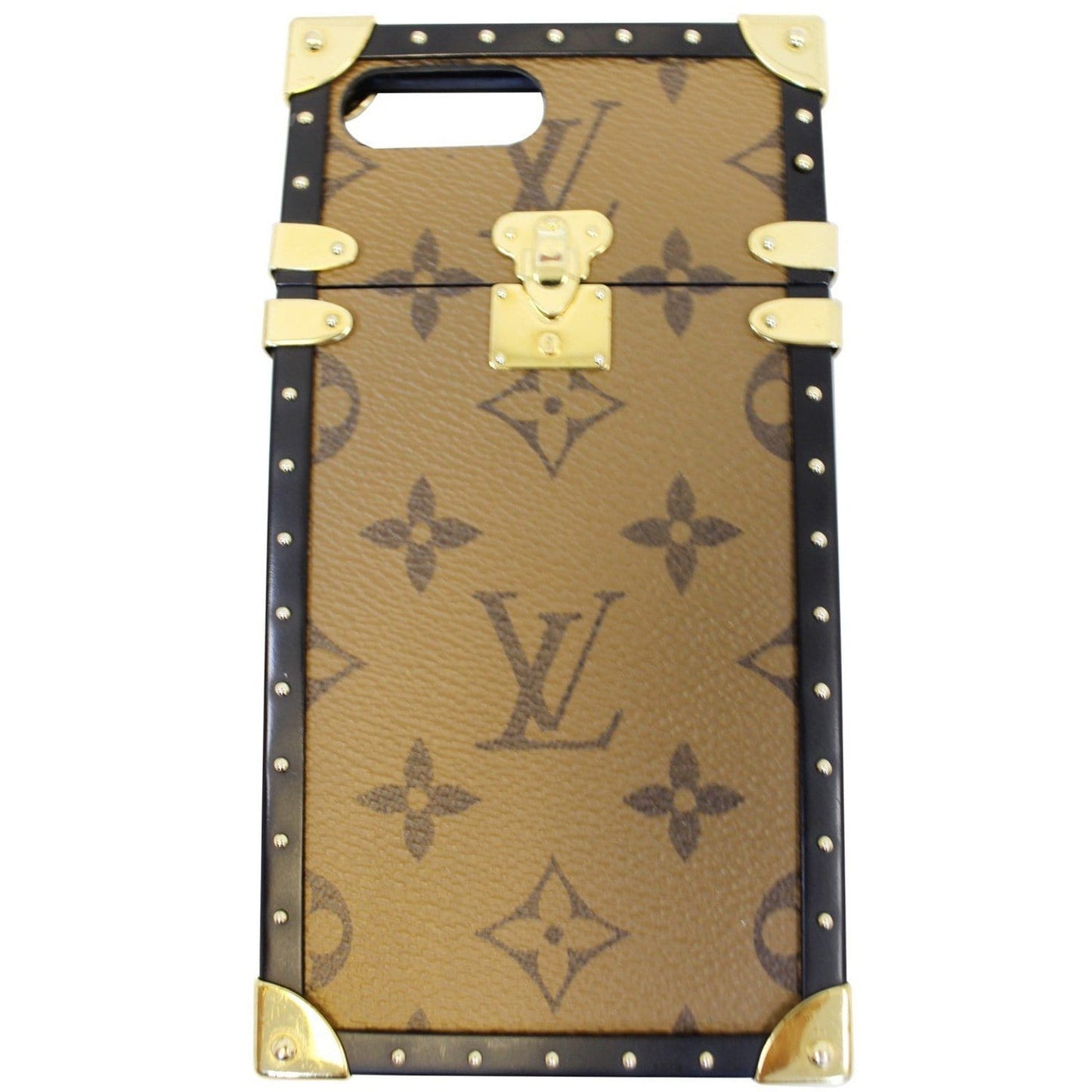 LOUIS VUITTON Eye Trunk Monogram Reverse Canvas  IPhone 7 Plus Case - Sale
