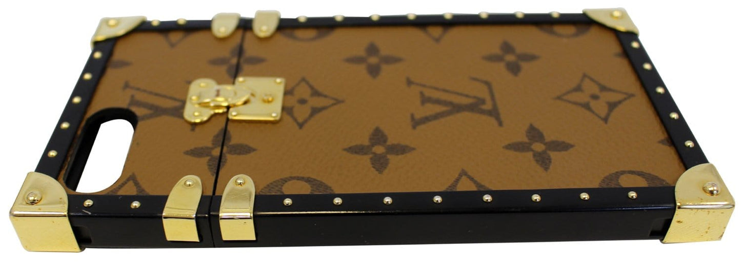 LOUIS VUITTON Eye Trunk Monogram Reverse Canvas  IPhone 7 Plus Case - Sale
