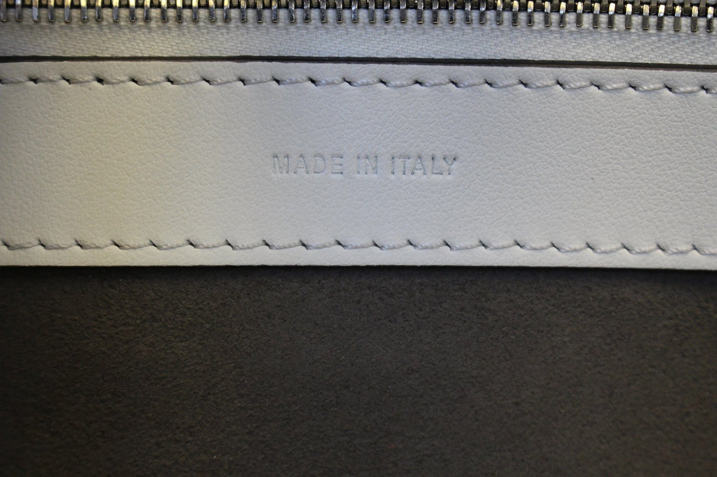 FENDI White Leather Runway Tote Bag - Sale