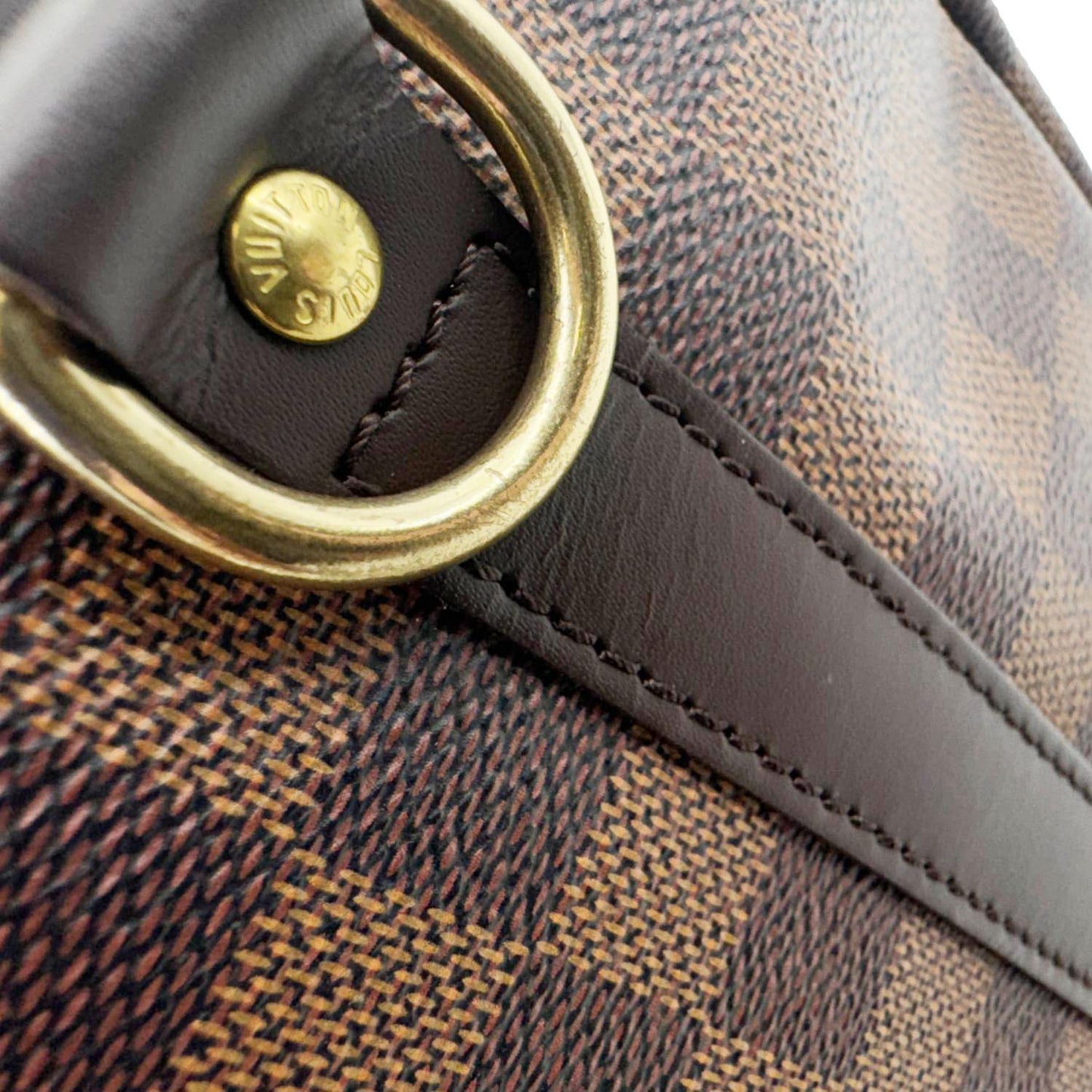 LOUIS VUITTON Speedy 30 Bandouliere Damier Ebene Shoulder Bag Brown