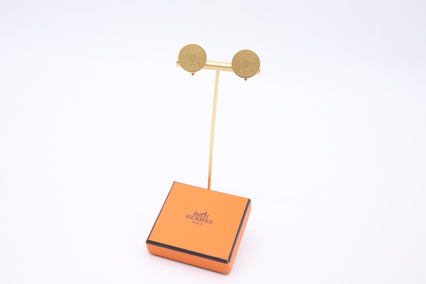 Hermes Clou de Selle Clip-on Earrings