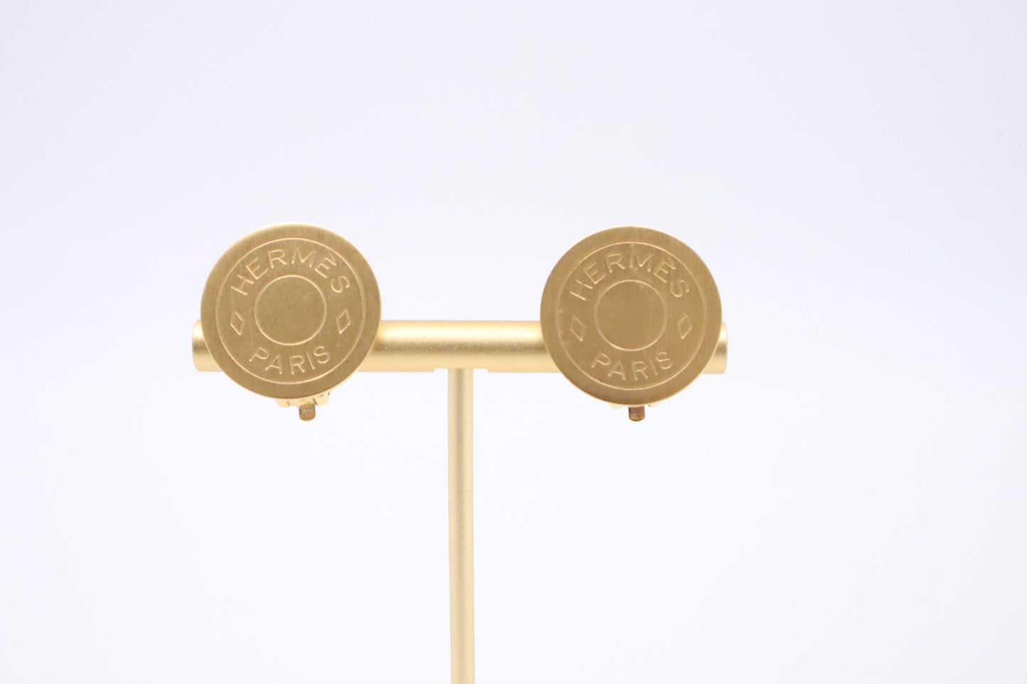 Hermes Clou de Selle Clip-on Earrings