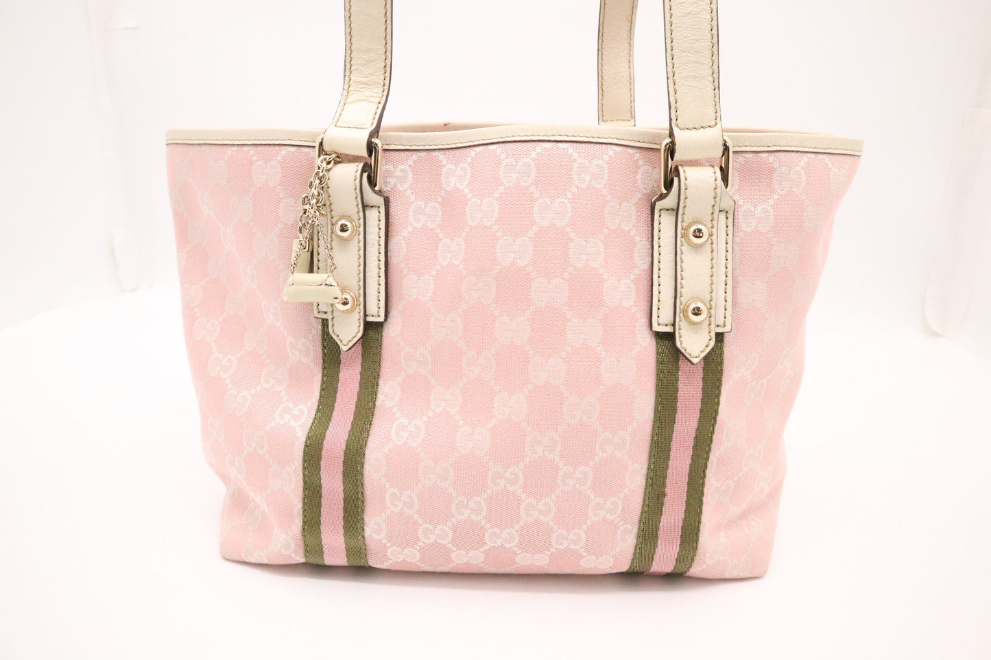 Gucci Small Tote in Pink GG Canvas