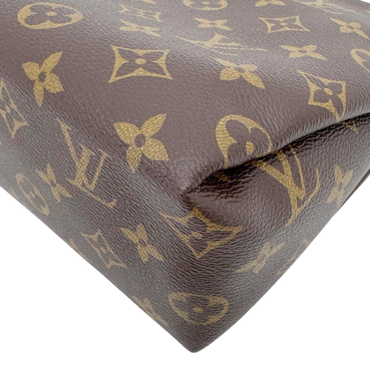 LOUIS VUITTON Pallas Beauty Case Monogram Canvas Pouch Cherry Red