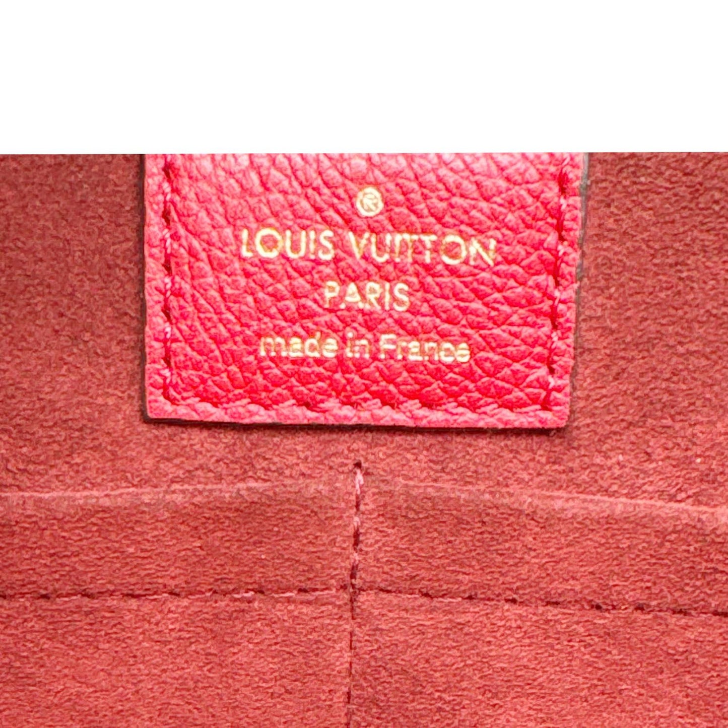 LOUIS VUITTON Kimono MM Monogram Canvas Tote Bag Red