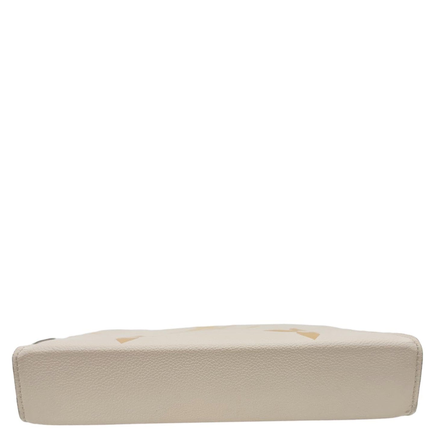 LOUIS VUITTON Toiletry Pouch 26 by the pool Monogram Empreinte Leather  Clutch Cream