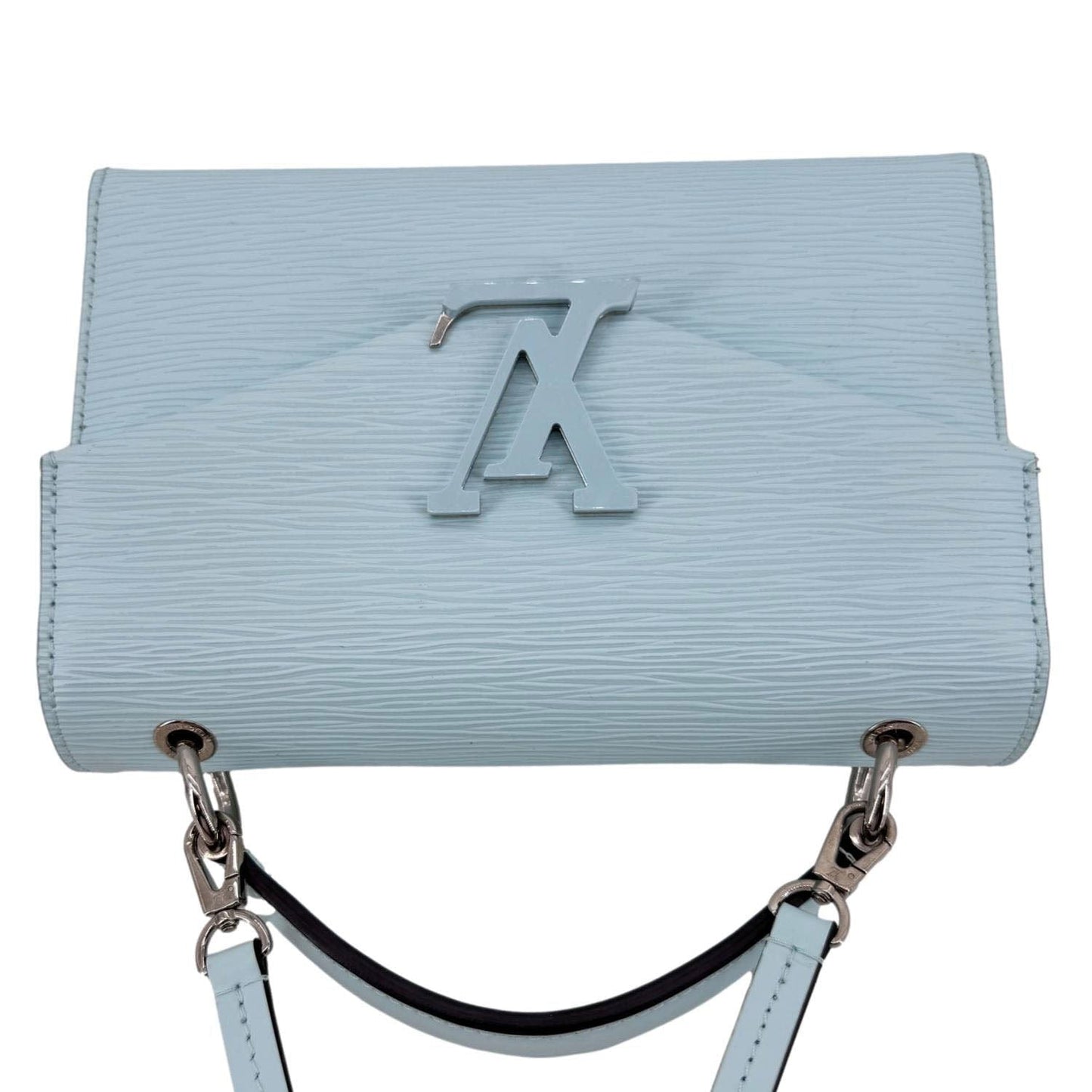 LOUIS VUITTON Grenelle Epi Leather Pochette Crossbody Bag Light Blue