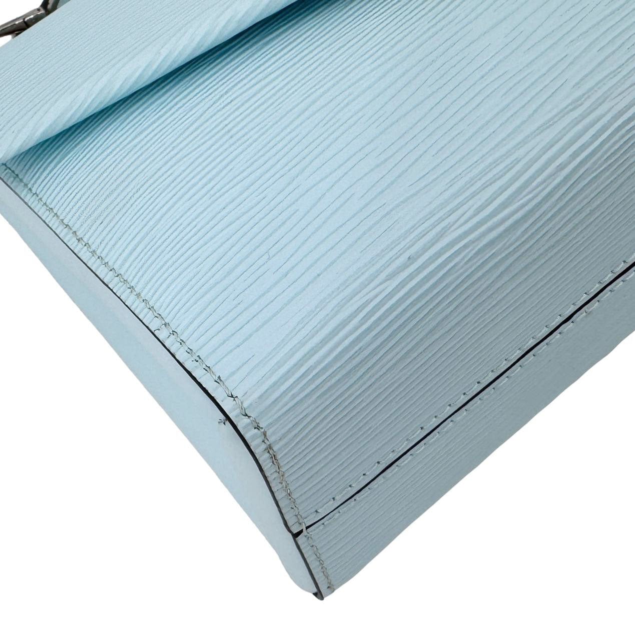 LOUIS VUITTON Grenelle Epi Leather Pochette Crossbody Bag Light Blue