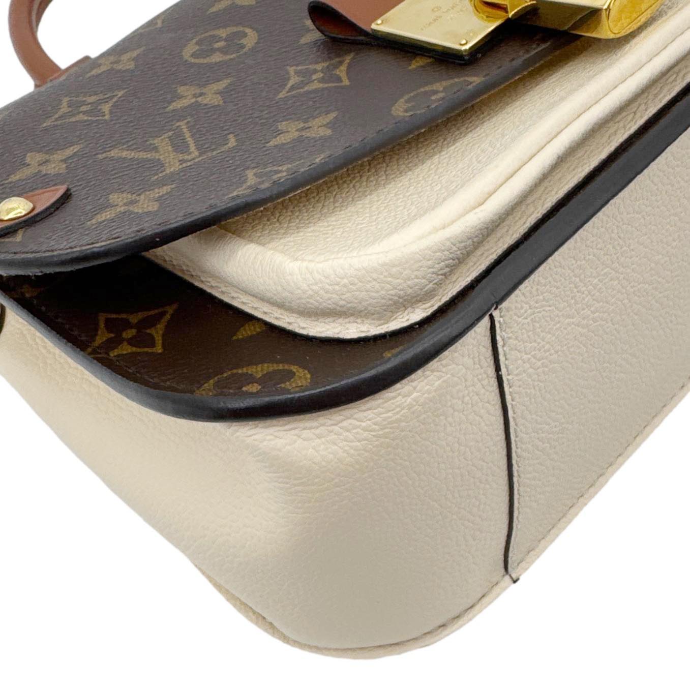 LOUIS VUITTON Vaugirard Monogram Canvas Shoulder Bag Brown