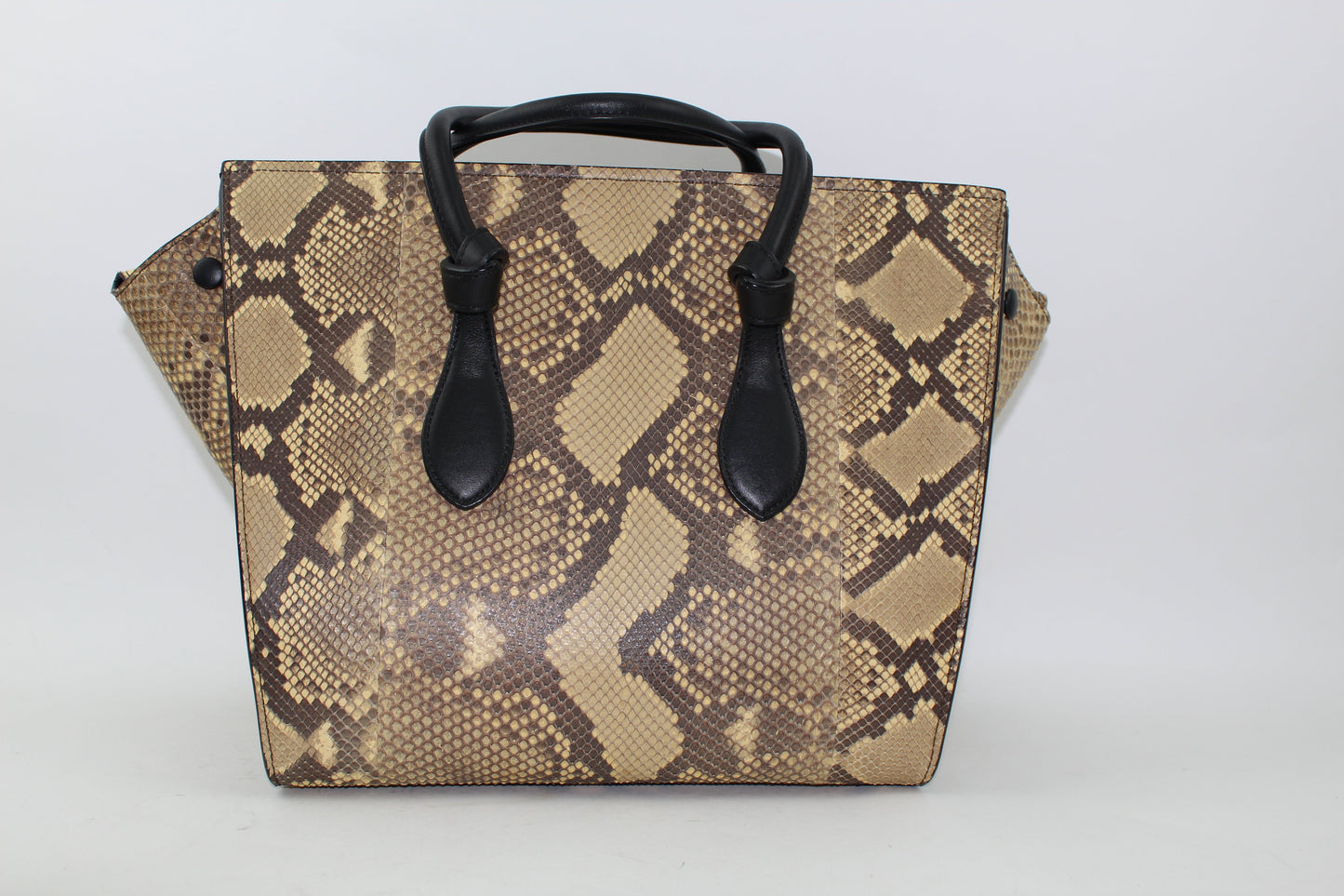 CELINE TIE KNOT TOTE PYTHON SMALL