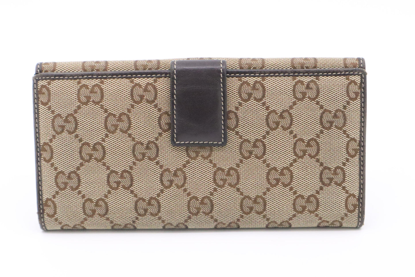 Gucci Long Wallet in Brown GG Canvas