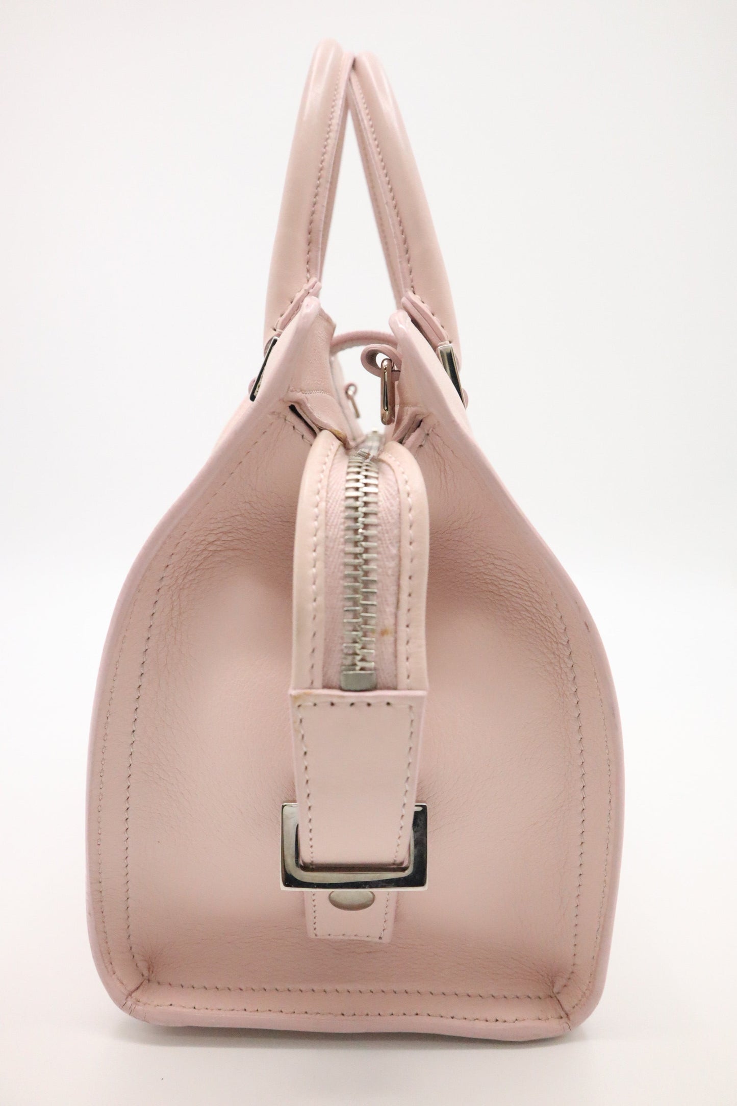 YSL Saint Laurent Baby Downtown Cabas in Pink Leather