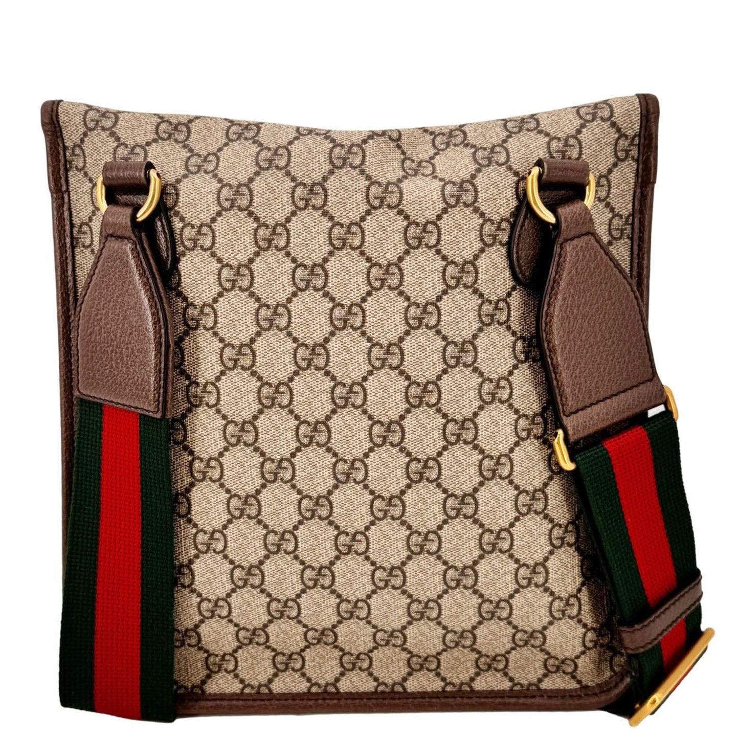 GUCCI Neo Vintage Medium GG Supreme Canvas Messenger Bag Beige 598604