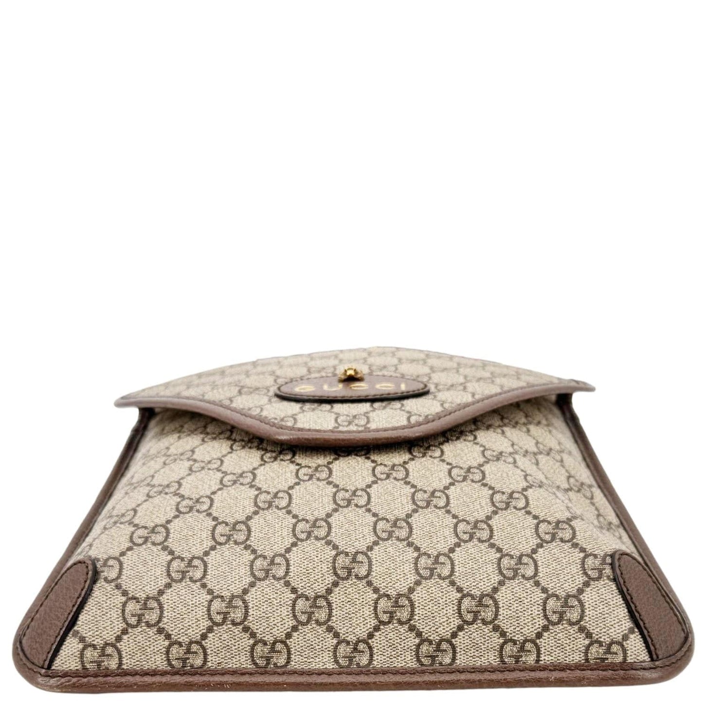 GUCCI Neo Vintage Medium GG Supreme Canvas Messenger Bag Beige 598604