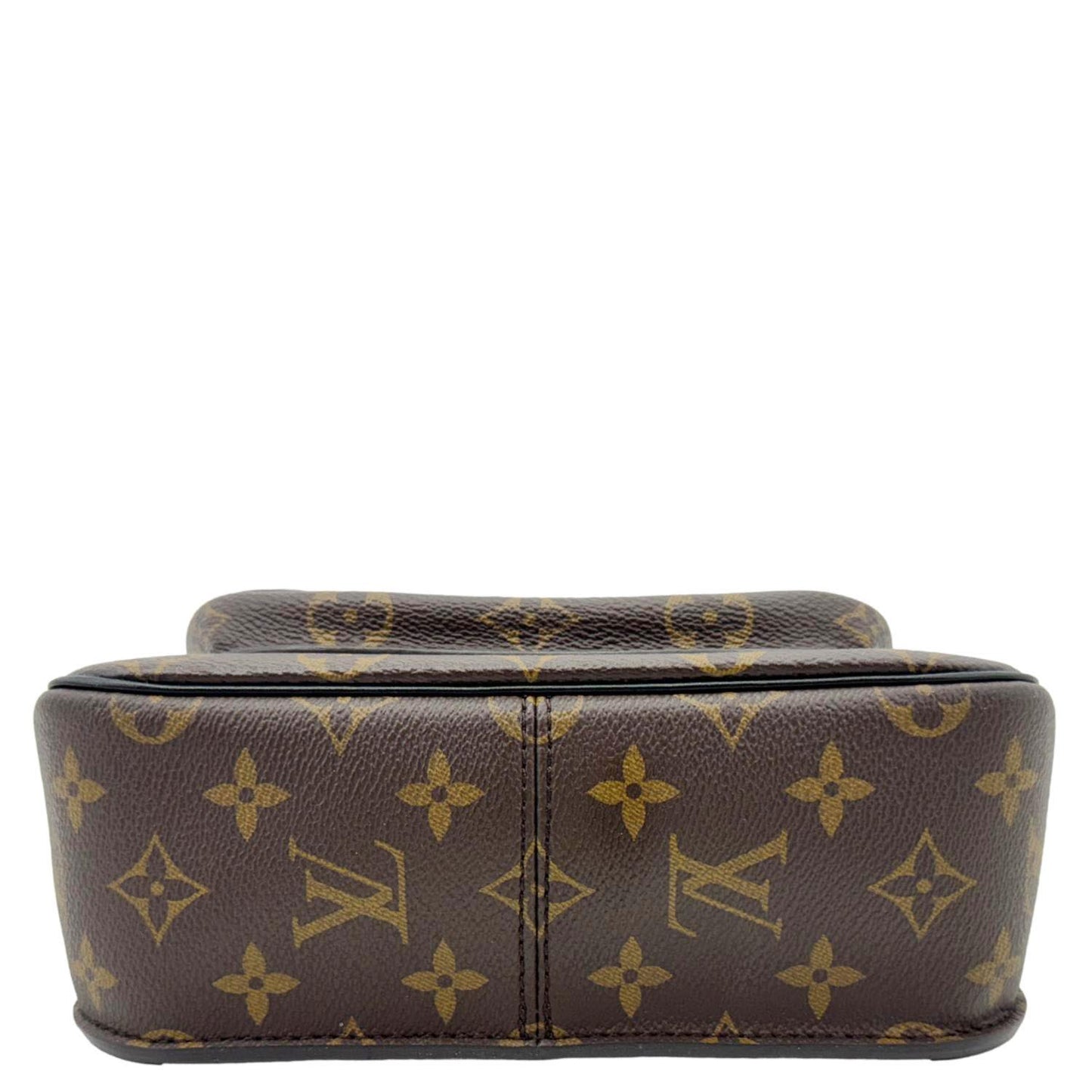LOUIS VUITTON Passy NM Monogram Canvas Shoulder Bag Brown