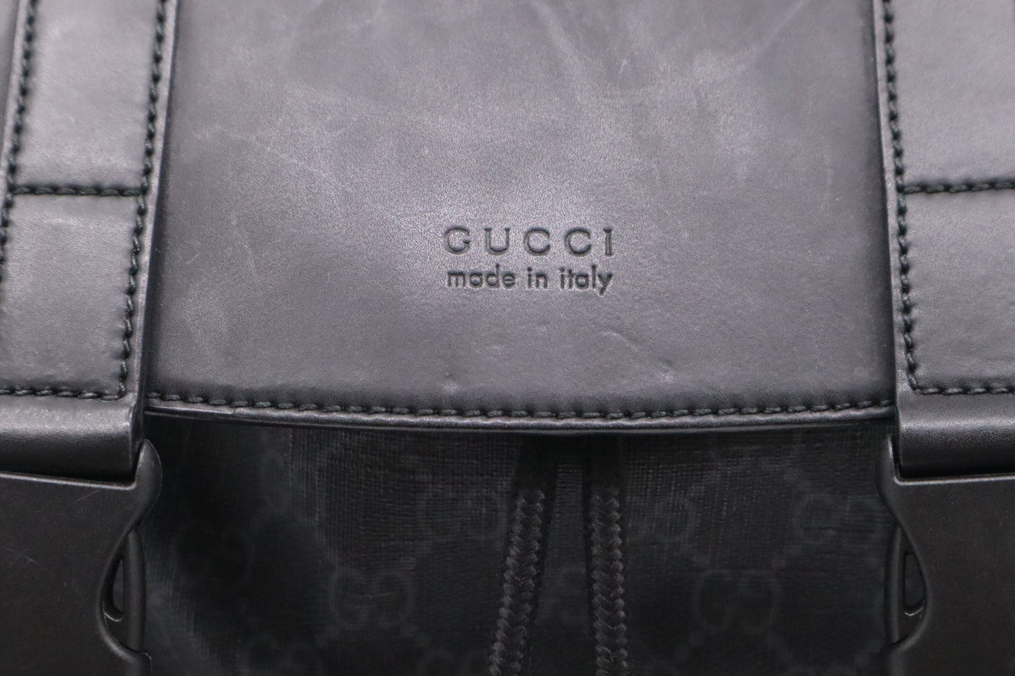 Gucci Backpack in Black GG Supreme Canvas