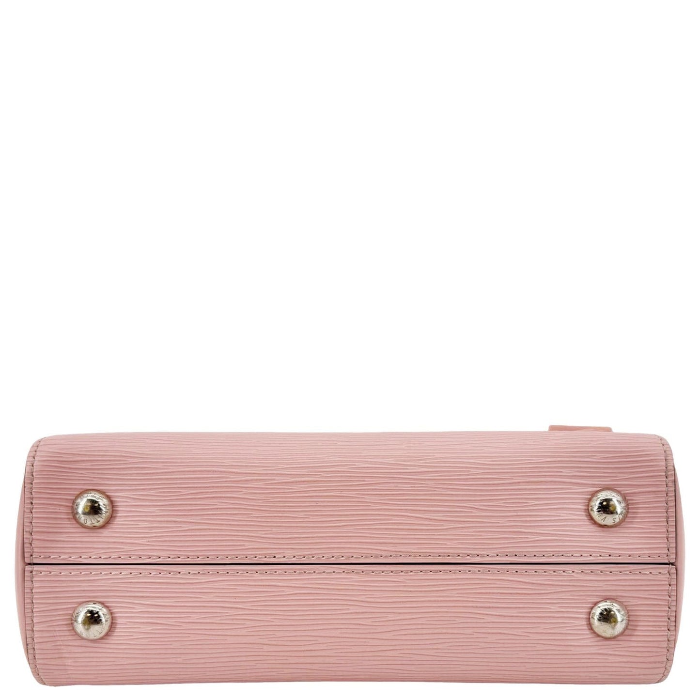 LOUIS VUITTON Cluny BB Epi Leather Top Handle Crossbody Bag Pink