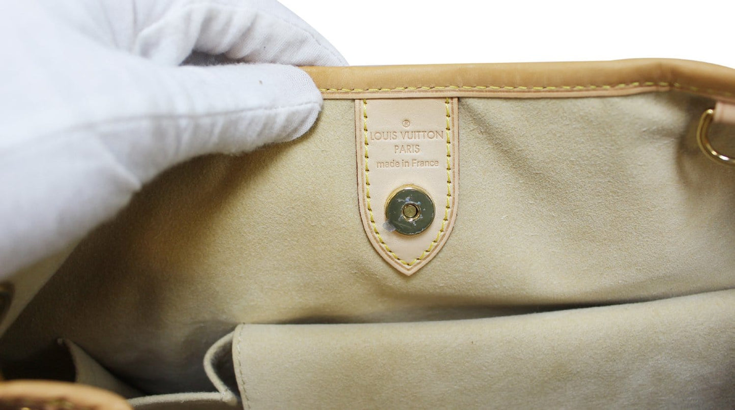 LOUIS VUITTON Monogram Galliera PM Brown Shoulder Handbag