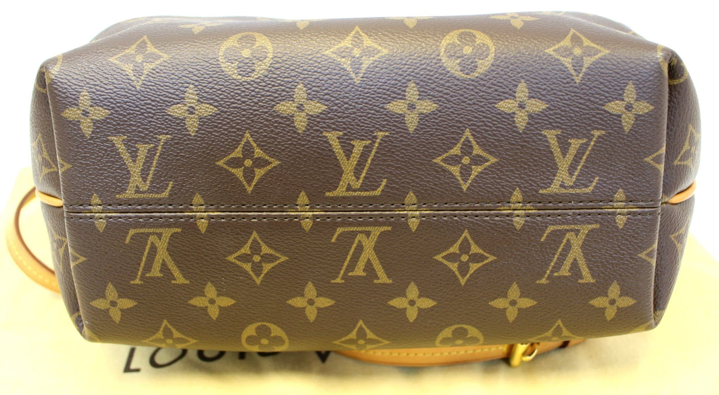 LOUIS VUITTON Turenne PM Monogram Canvas Shoulder Bag Brown