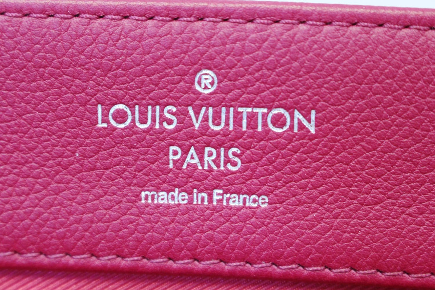LOUIS VUITTON Burgundy/Pink Lockme II Shoulder Bag