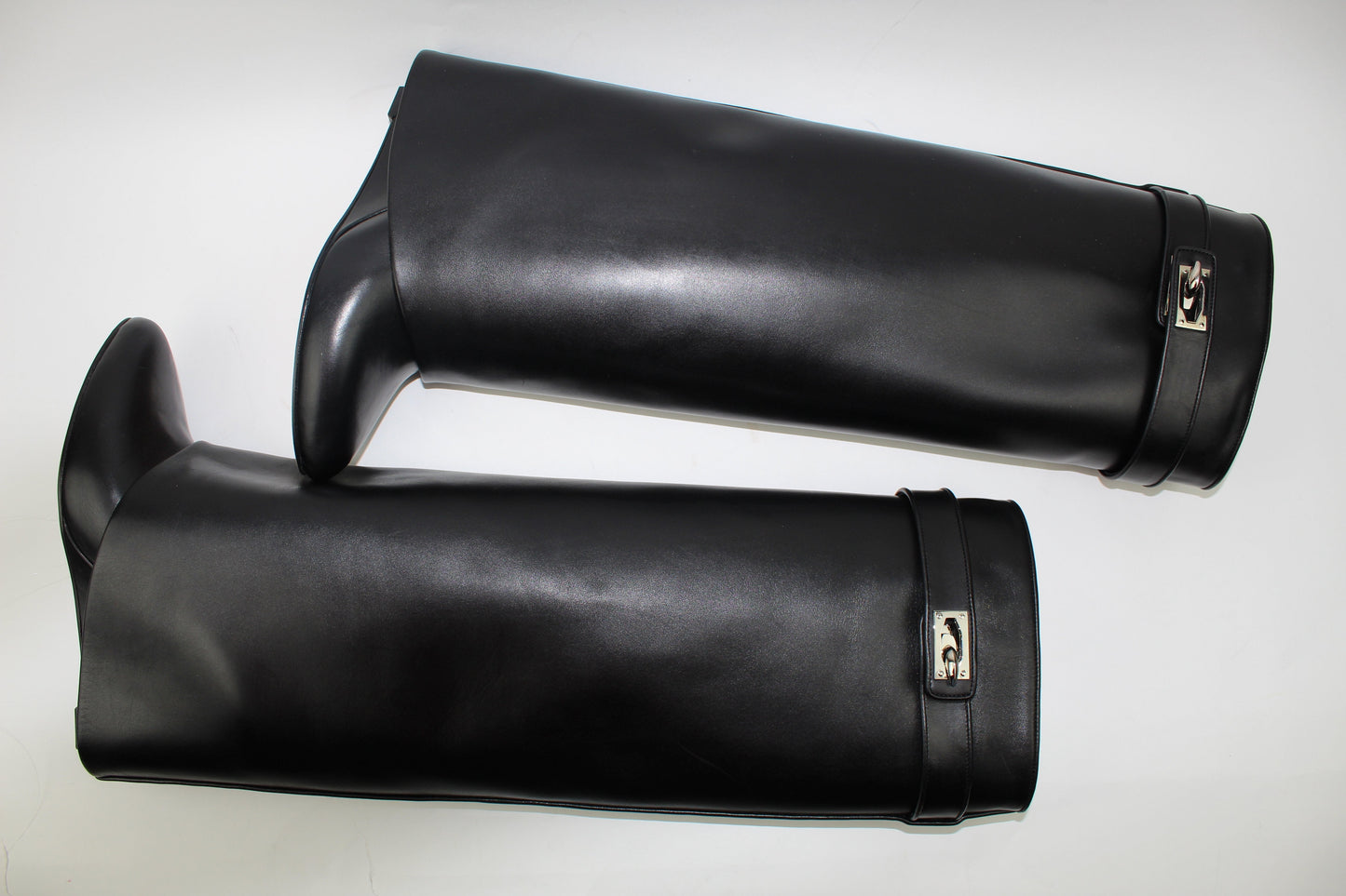 GIVENCHY SHARK LOCK KNEE-HIGH BOOTS