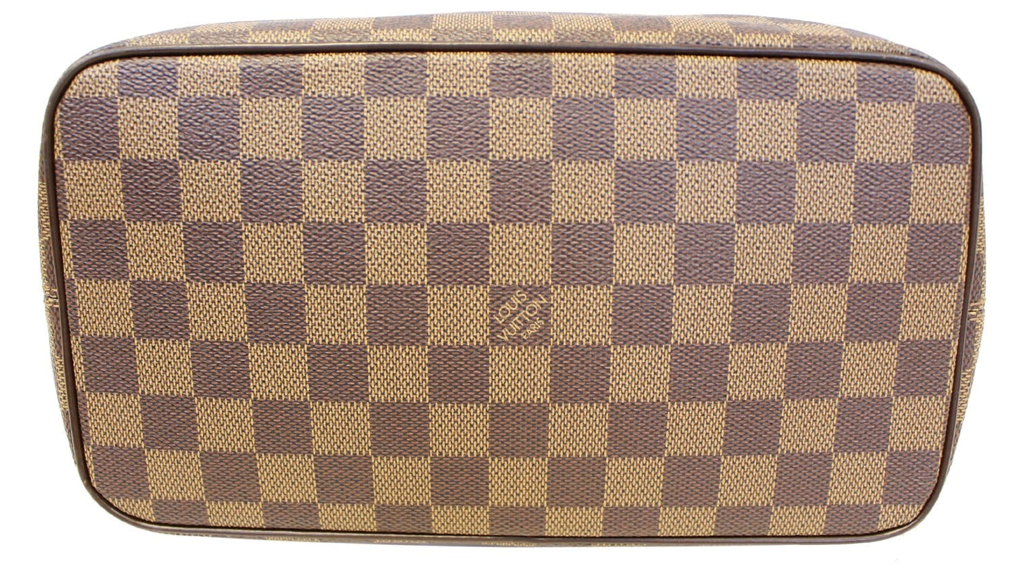LOUIS VUITTON Damier Ebene Saleya PM Tote Shoulder Bag