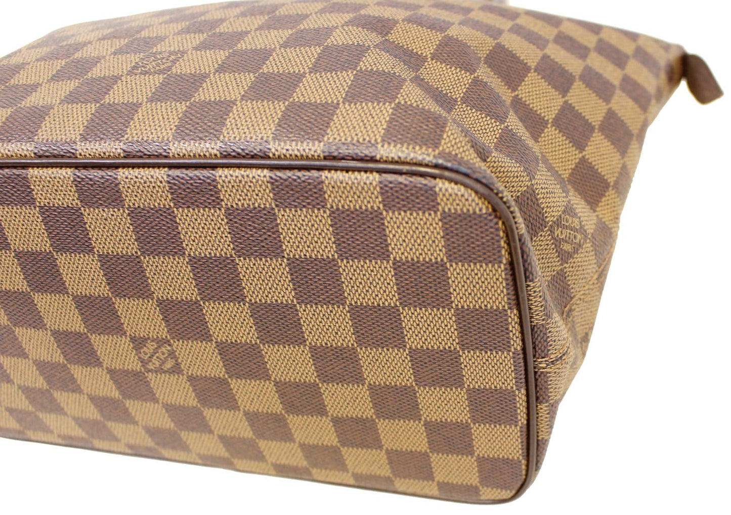 LOUIS VUITTON Damier Ebene Saleya PM Tote Shoulder Bag