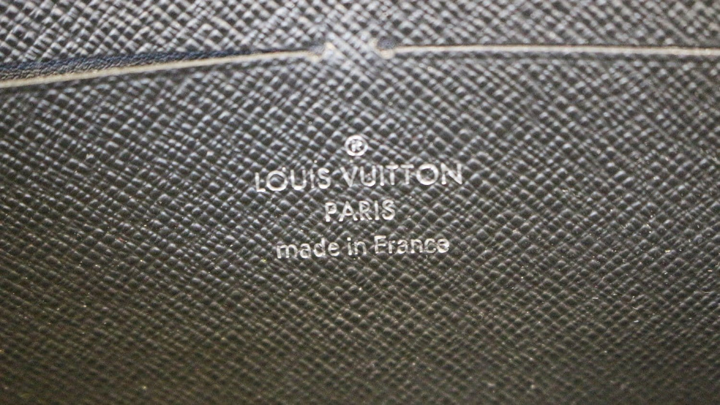 LOUIS VUITTON Epi World Tour Twist Chain Wallet Noir Black Crossbody - Last Call