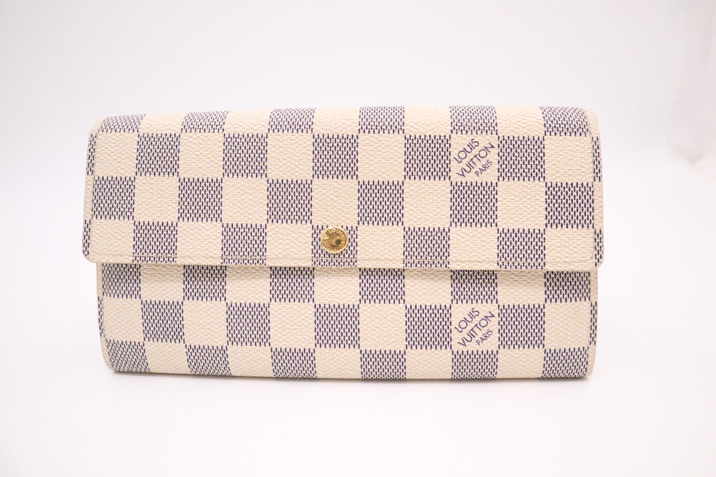 Louis Vuitton Sarah Wallet in Damier Azur Canvas