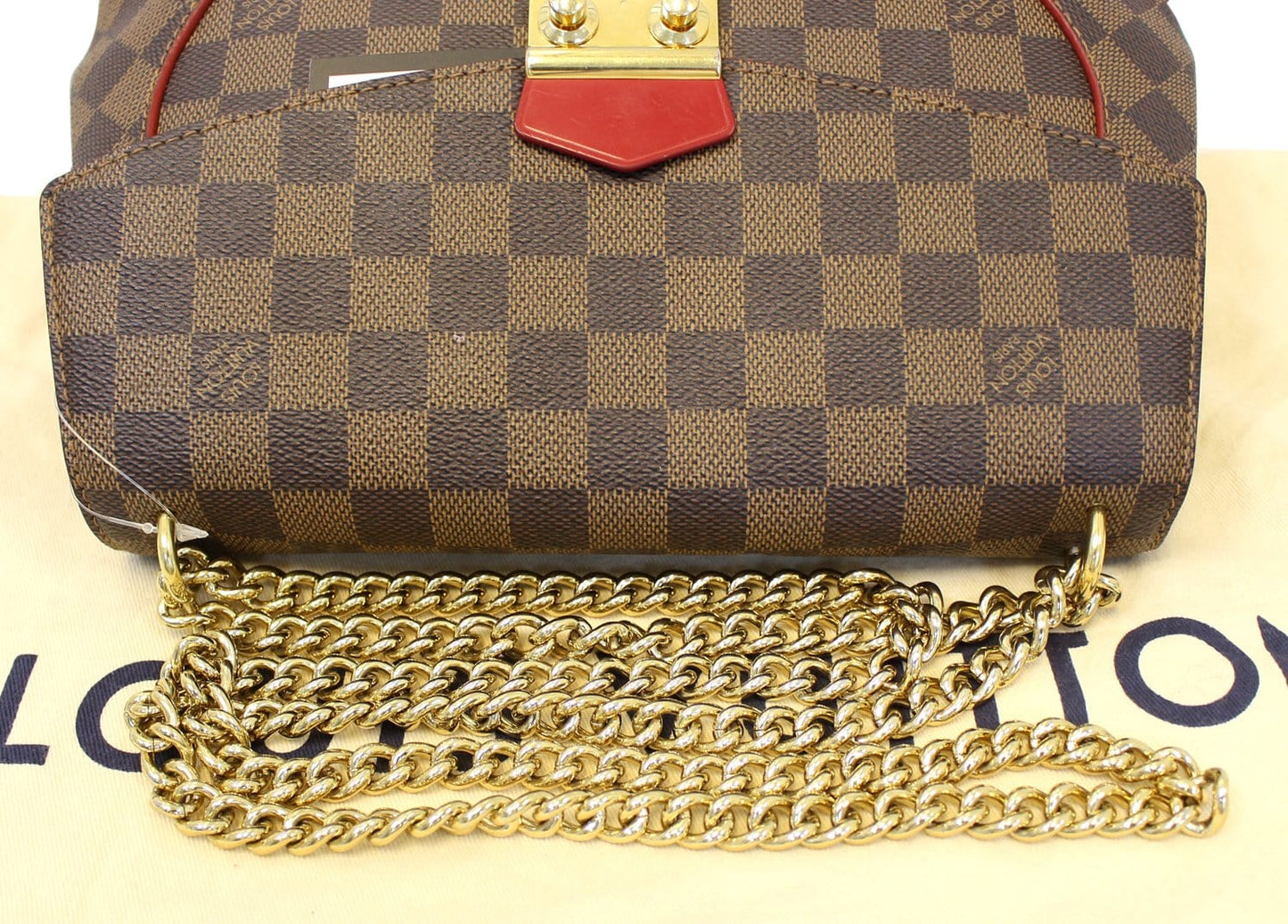 LOUIS VUITTON Caïssa Clutch Damier Ebene Shoulder Bag
