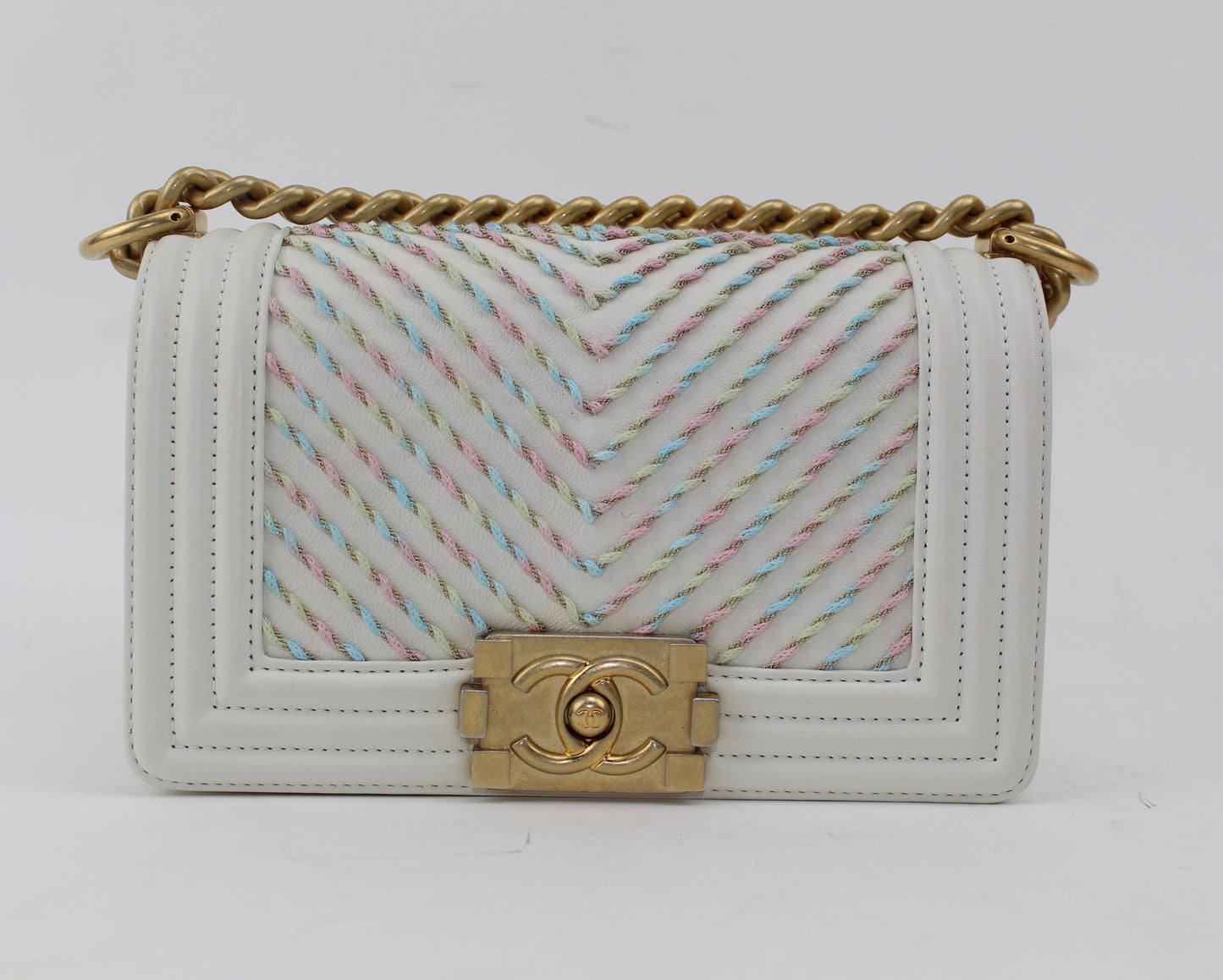 CHANEL SMALL BOY HANDBAG