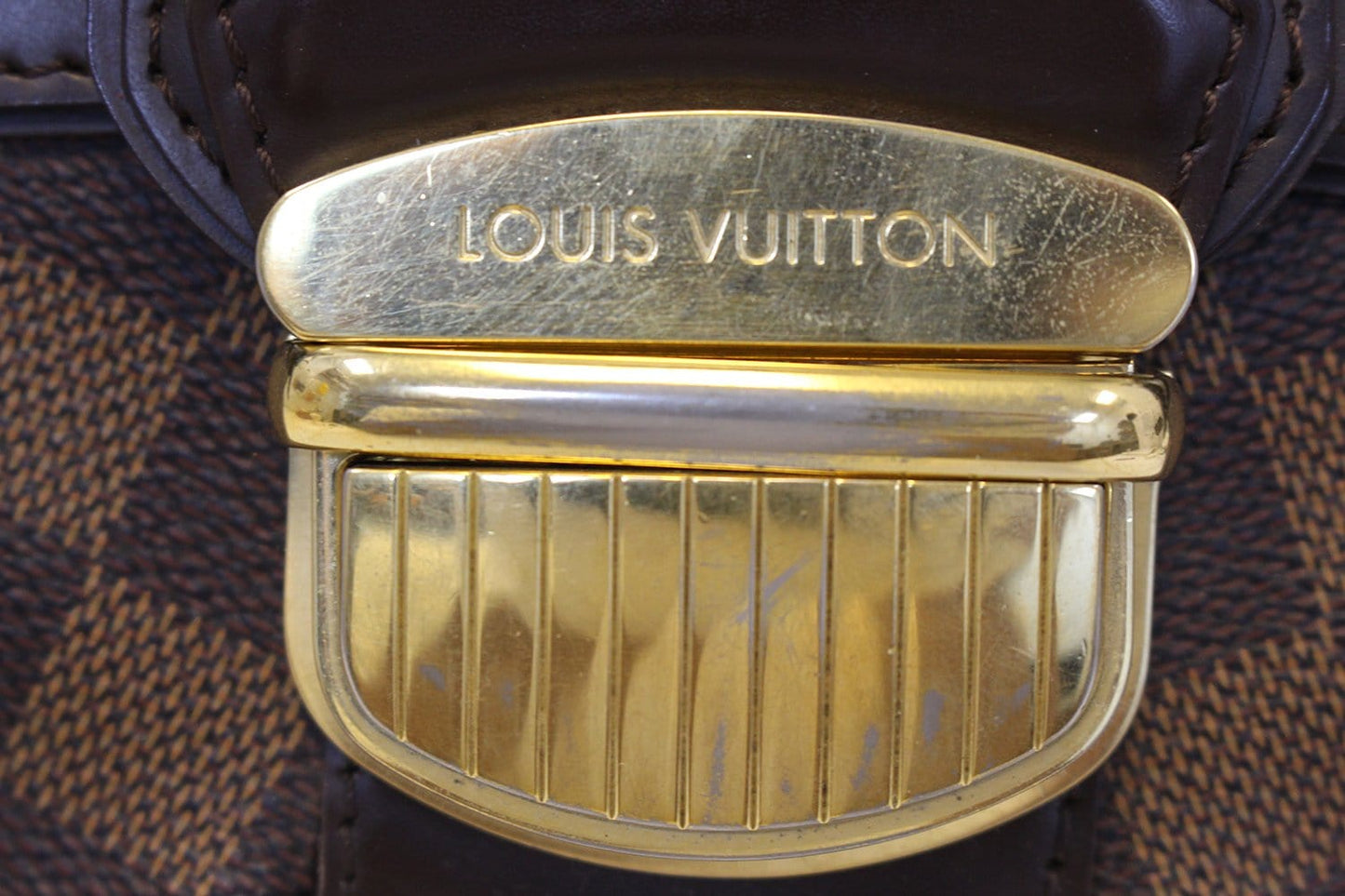 LOUIS VUITTON Sistina PM Damier Ebene Shoulder Handbag