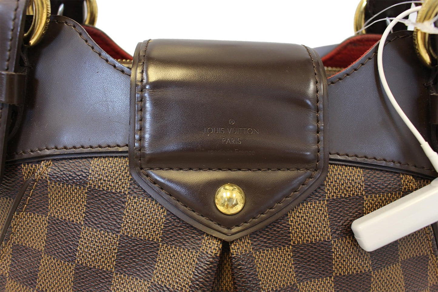 LOUIS VUITTON Sistina PM Damier Ebene Shoulder Handbag