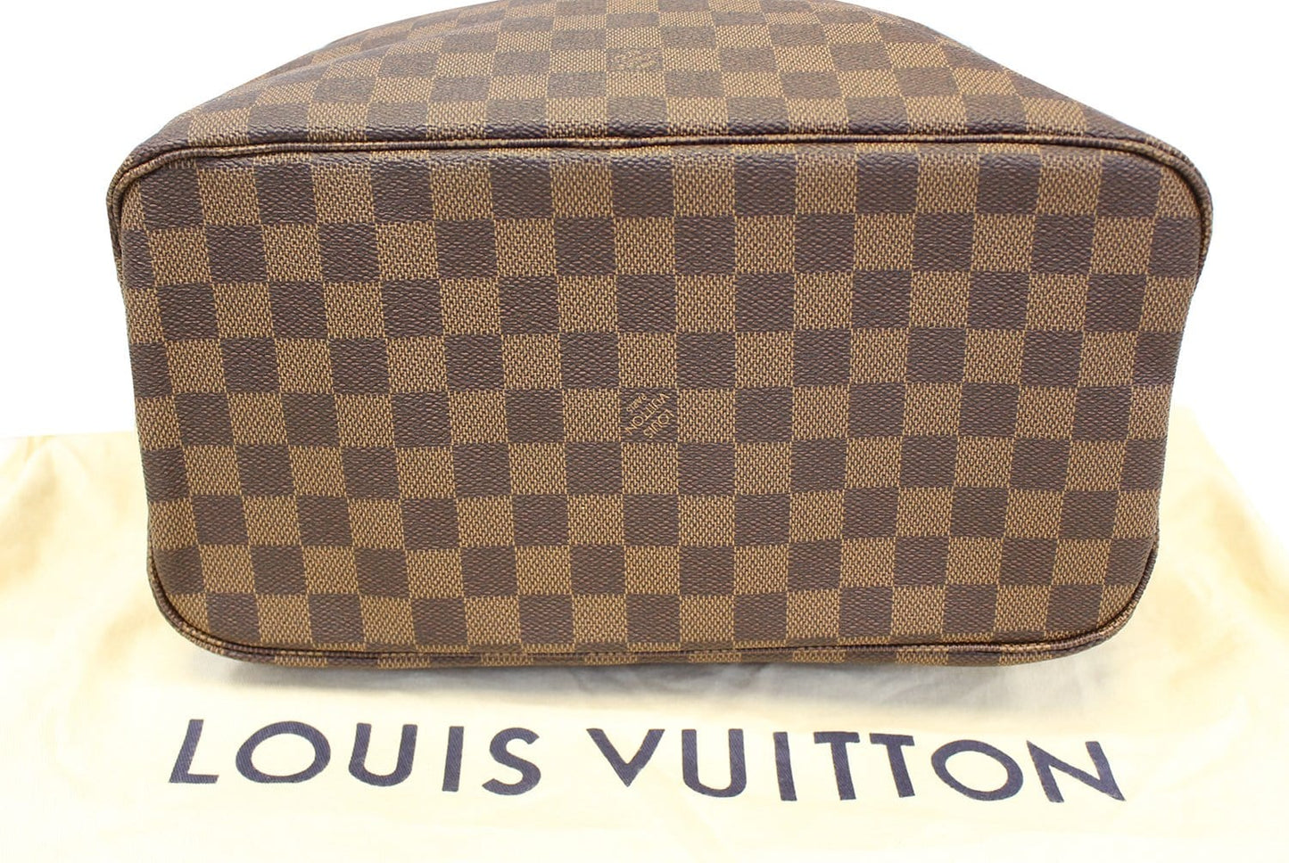 LOUIS VUITTON Damier Ebene Neverfull MM Tote Bag