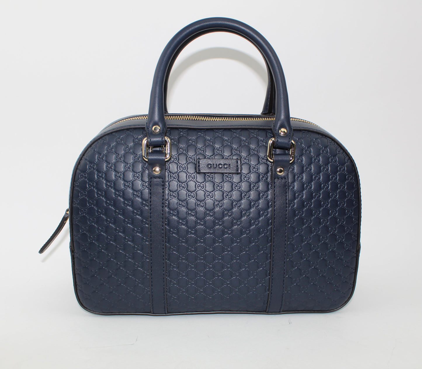 Gucci Guccissima Micro Navy bag