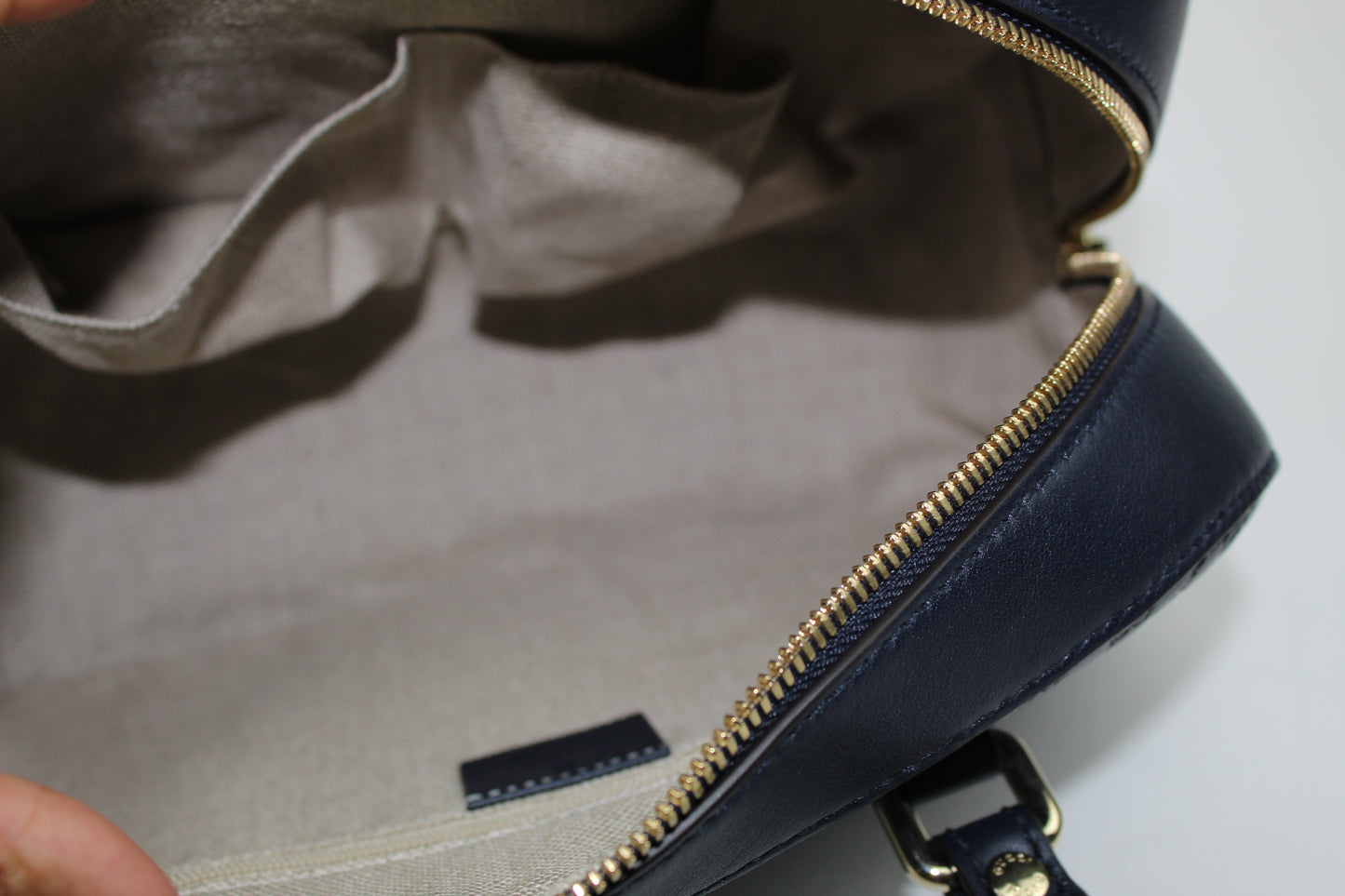 Gucci Guccissima Micro Navy bag