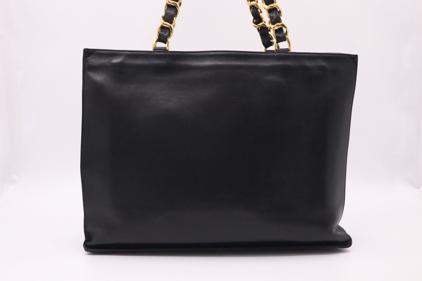 Chanel Large Tote in Black Leather