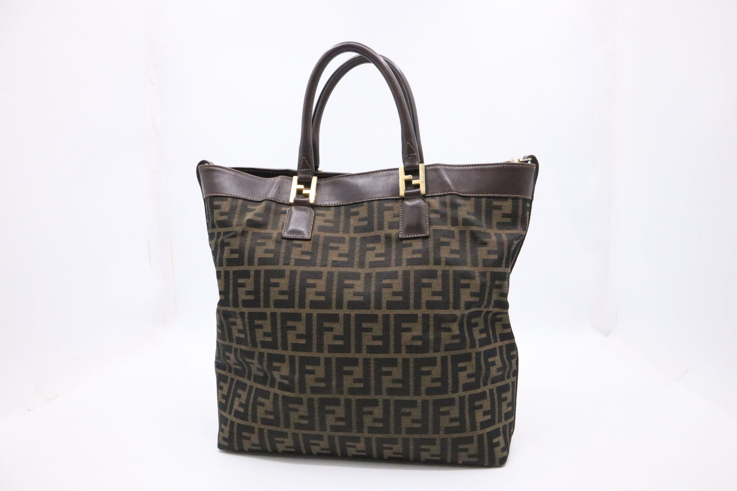 Fendi Tote in Zucca Canvas