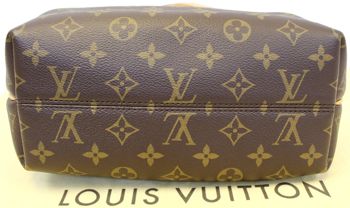 LOUIS VUITTON Turenne PM Monogram Canvas Shoulder Bag Brown