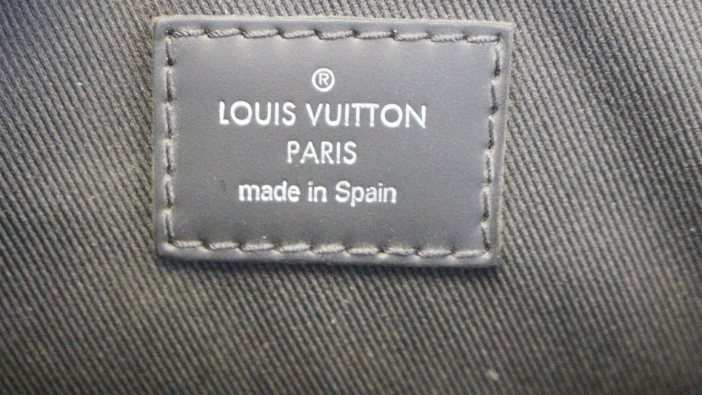 LOUIS VUITTON Damier Graphite District PM Crossbody Bag