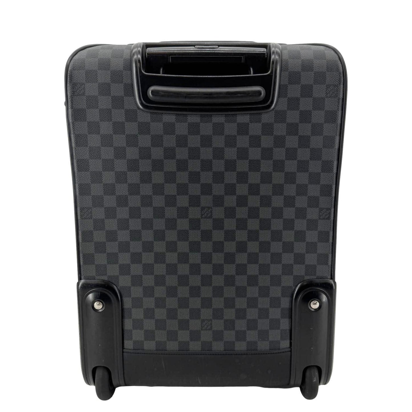 LOUIS VUITTON Pegase 55 Damier Graphite Business Suitcase Travel Bag Black