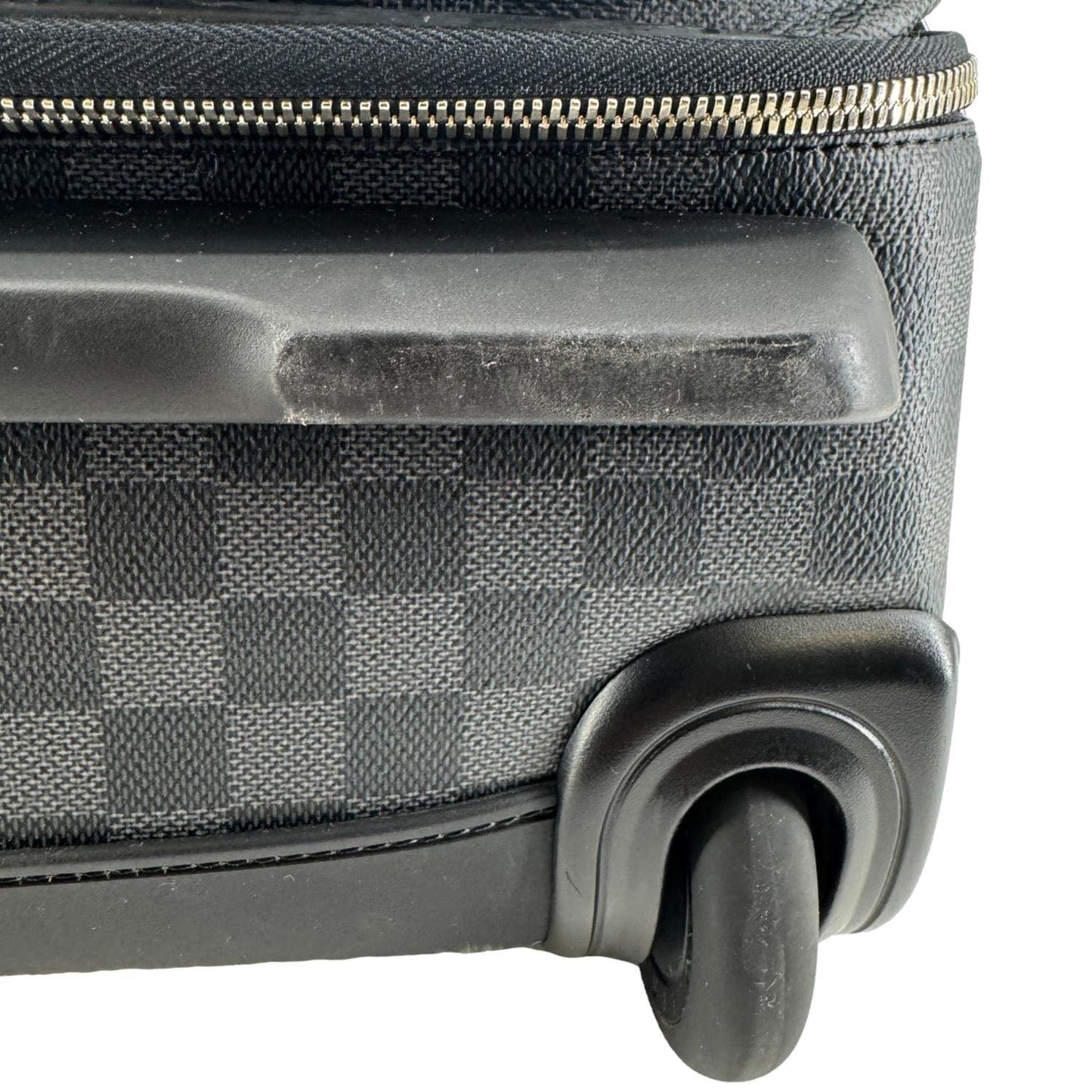 LOUIS VUITTON Pegase 55 Damier Graphite Business Suitcase Travel Bag Black