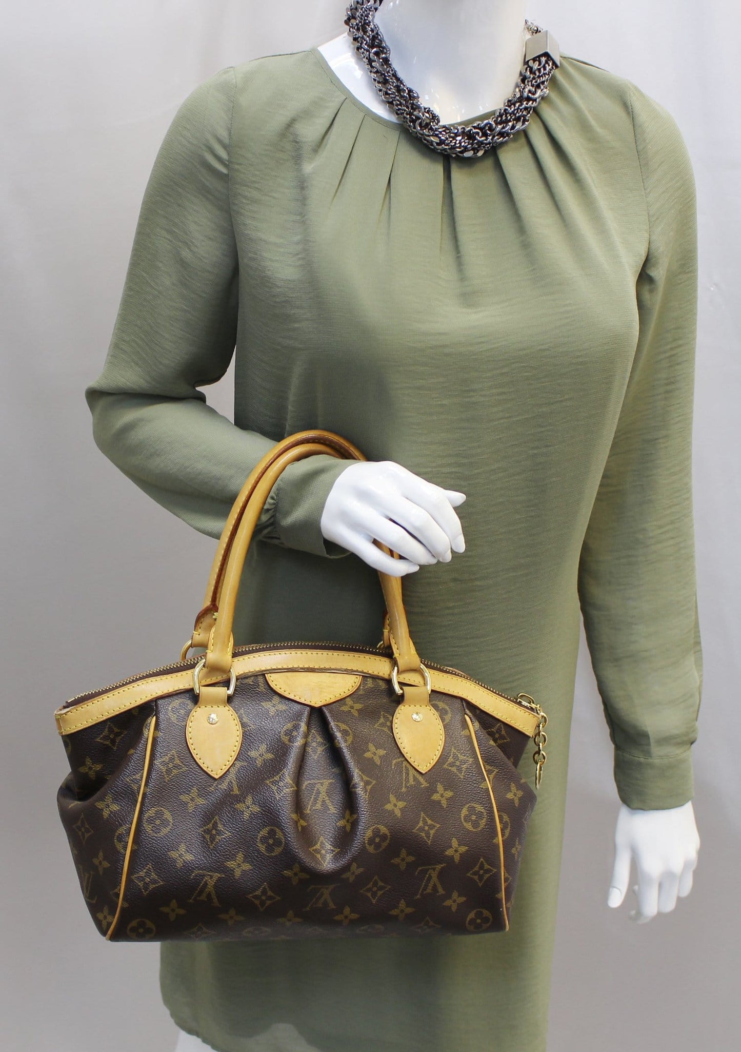 LOUIS VUITTON Monogram Canvas Tivoli PM Shoulder Handbag