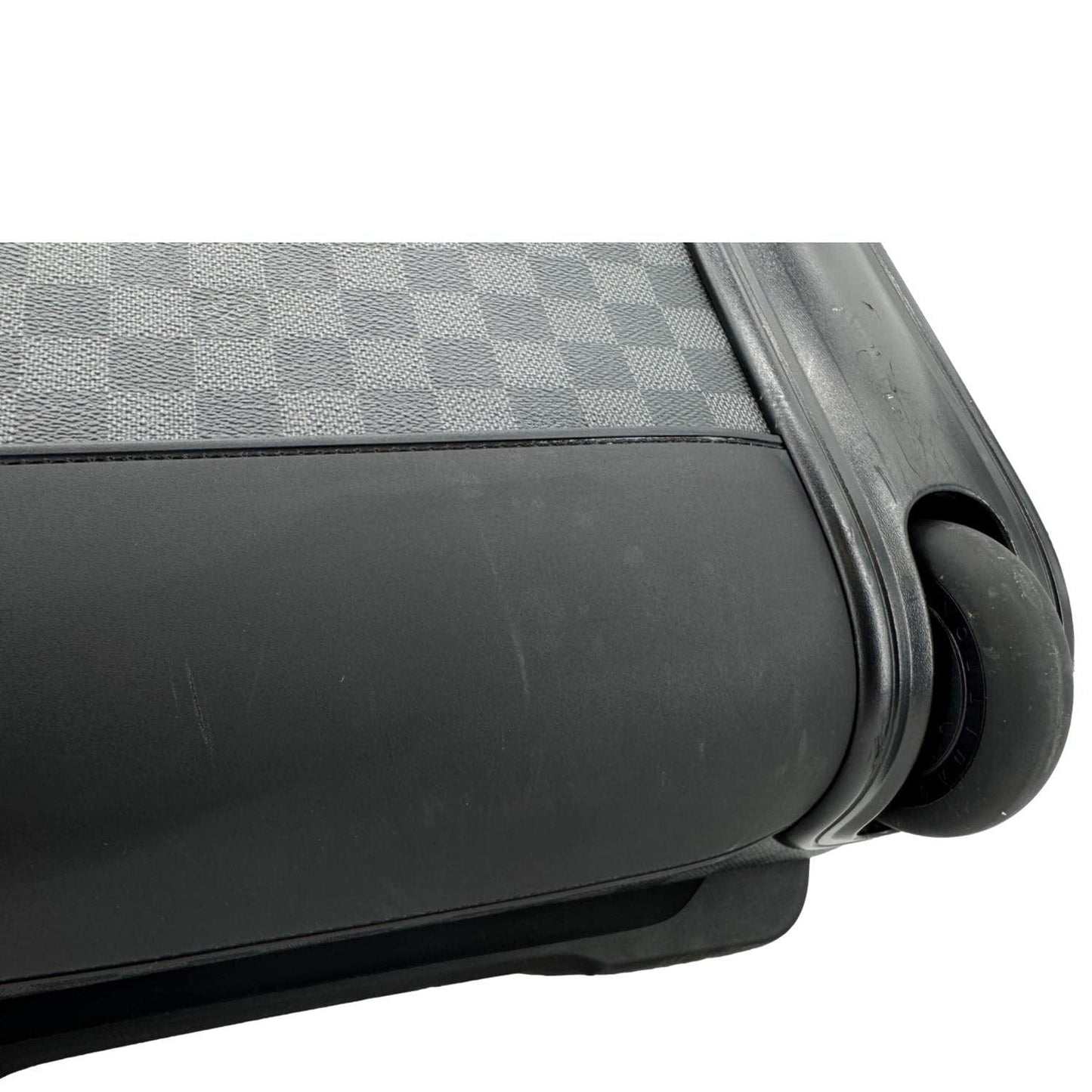 LOUIS VUITTON Pegase 55 Damier Graphite Business Suitcase Travel Bag Black