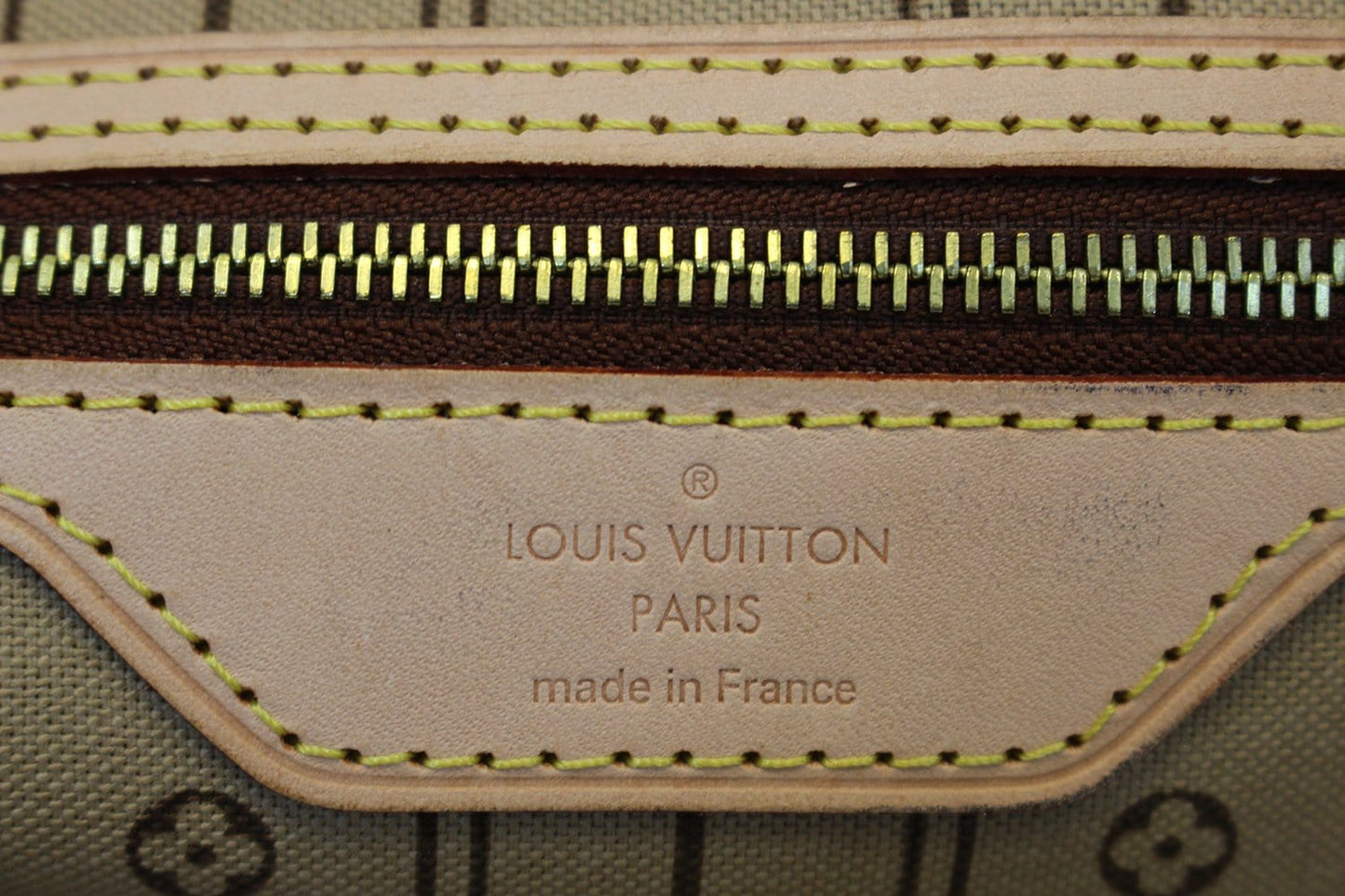 LOUIS VUITTON Neverfull MM Monogram Canvas Brown Tote Bag