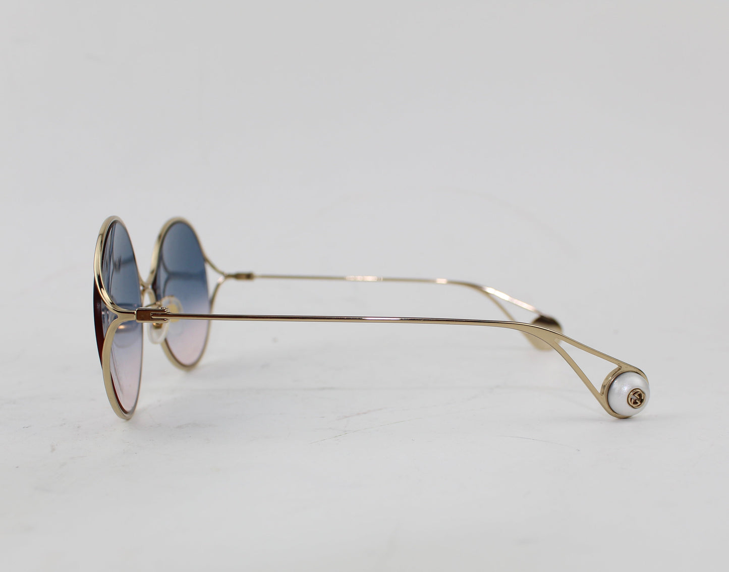 GUCCI BICOLOR GRADIENT ROUND SUNGLASSES